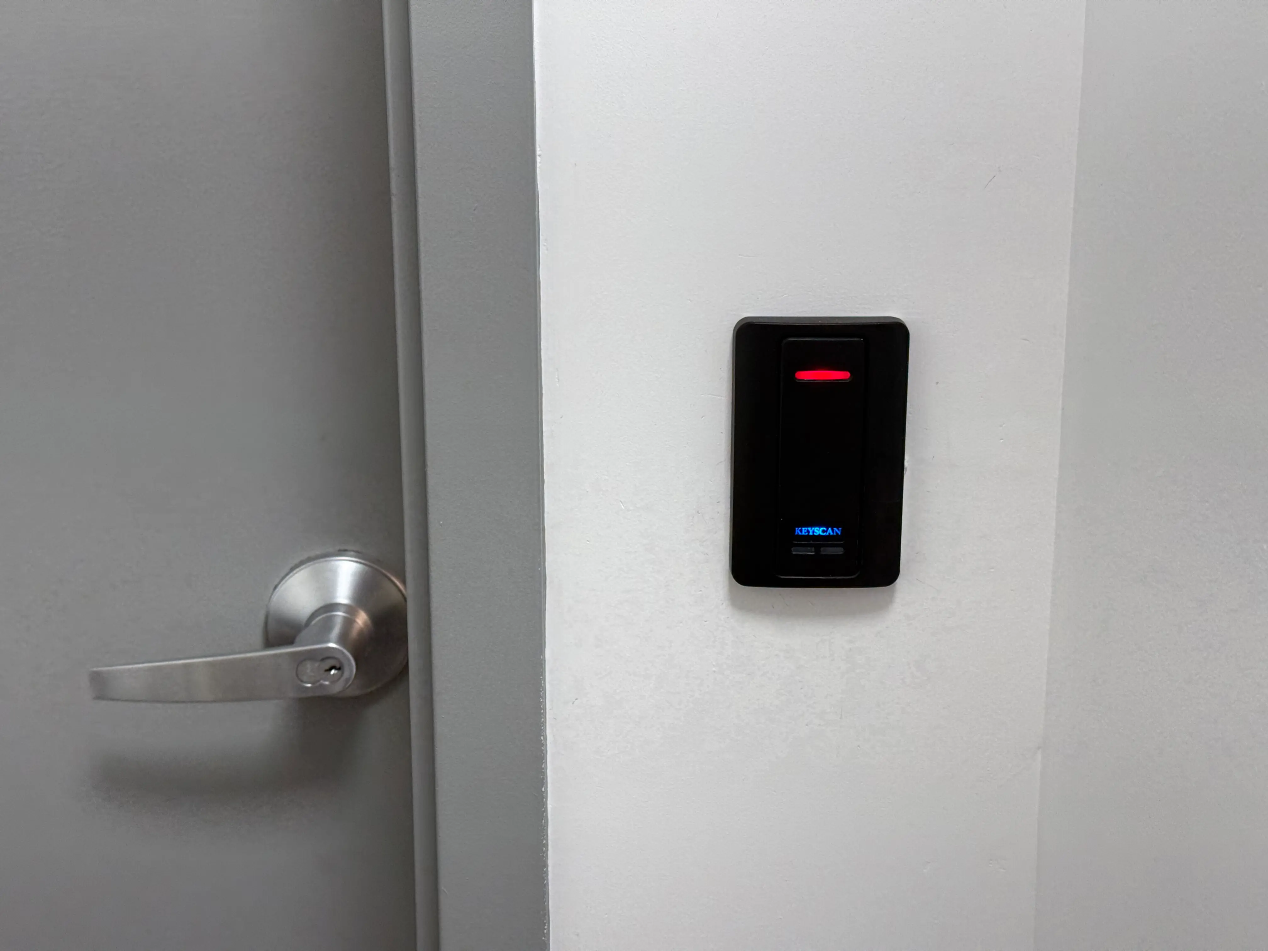Keycard access control system installed in NYC office